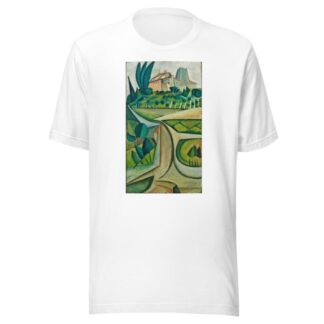 Manhufe Landscape by Amadeo de Souza-Cardoso T-Shirt