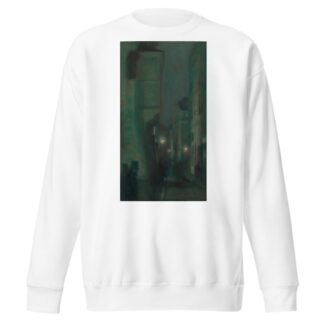 Wąski Dunaj nocą by Józef Pankiewicz Sweatshirt