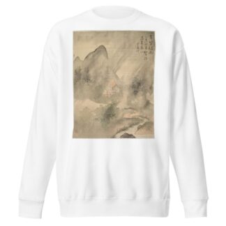 Ten Thousand Bamboos in the Mist and Rain by Tsubaki Chinzan Sweatshirt