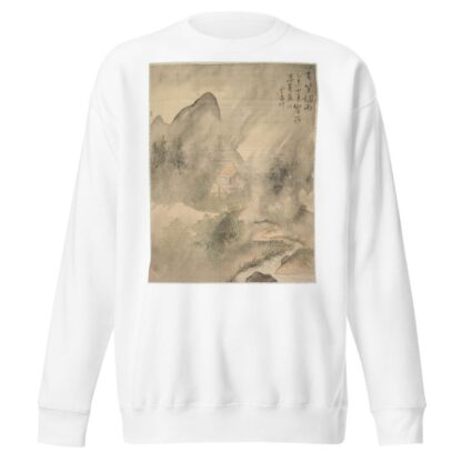 Ten Thousand Bamboos in the Mist and Rain by Tsubaki Chinzan Sweatshirt