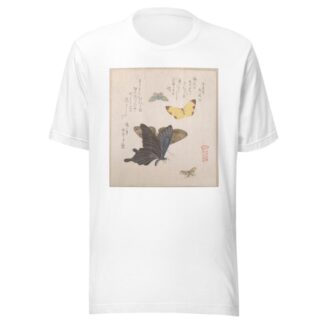 Various Moths and Butterflies by Kubo Shunman T-Shirt