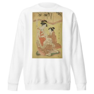 Beauties Parodying the Seven Sages – A Selection of Younger Courtesans by Chōbunsai Eishi Sweatshirt