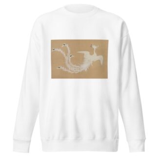 White Phoenix by Kamisaka Sekka Sweatshirt