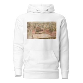 View of a small town by Tadeusz Makowski Hoodie