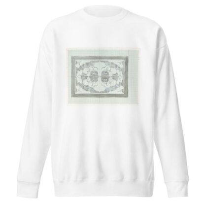 Decoratieontwerp in grijs en wit by Carel Adolph Lion Cachet Sweatshirt