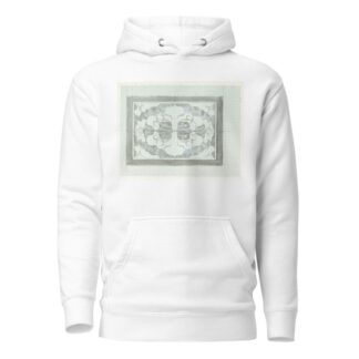 Decoratieontwerp in grijs en wit by Carel Adolph Lion Cachet Hoodie