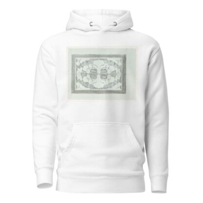 Decoratieontwerp in grijs en wit by Carel Adolph Lion Cachet Hoodie