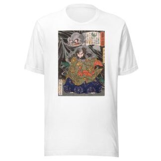 Kurokumo Ōji Attacked by a Giant Spider by Tsukioka Yoshitoshi T-Shirt