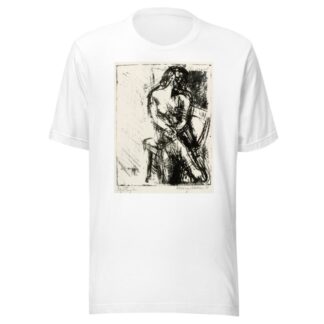 Siddende kvindelig model by Henry Nielsen T-Shirt