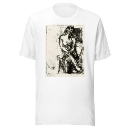 Siddende kvindelig model by Henry Nielsen T-Shirt
