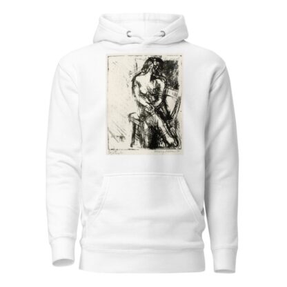 Siddende kvindelig model by Henry Nielsen Hoodie