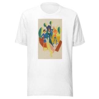 Zwei Männer Und Frau by August Macke T-Shirt