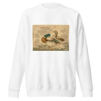 Ducks and Withered Lotus by Kobayashi Kiyochika Sweatshirt
