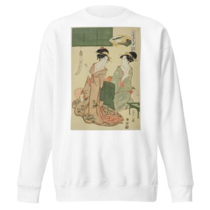Ukiyo Genji hakkei ; Suzumushi no bansho by Chōbunsai Eishi Sweatshirt