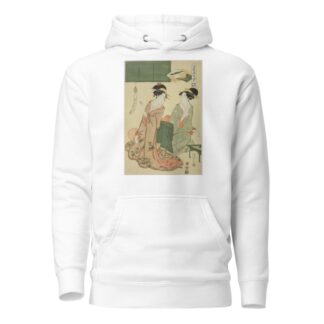 Ukiyo Genji hakkei ; Suzumushi no bansho by Chōbunsai Eishi Hoodie