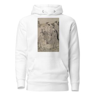 Province of Musashi; Six Tama Rivers by Kubo Shunman Hoodie