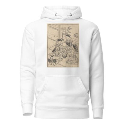 The Toilet—Three Women with Make-up Kit by Sukenobu Ishigawa Hoodie