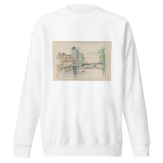 Naniwabashi bridge by Akamatsu Rinsaku Sweatshirt