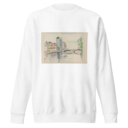 Naniwabashi bridge by Akamatsu Rinsaku Sweatshirt