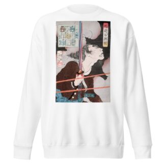 Geki Magohachi in Smoke and Rifle Fire by Tsukioka Yoshitoshi Sweatshirt