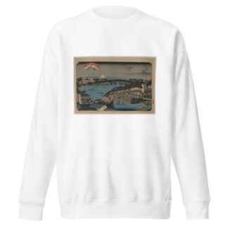 Ryōgokubashi no sekisho by Keisai Eisen Sweatshirt