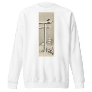 Torii in the snow by Ohara Koson Sweatshirt