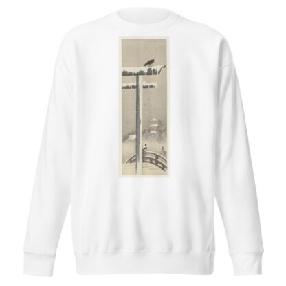Torii in the snow by Ohara Koson Sweatshirt