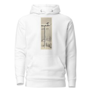 Torii in the snow by Ohara Koson Hoodie