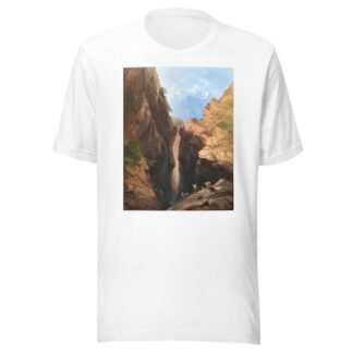 A Goatherd in the Alps by Carlo Bossoli T-Shirt
