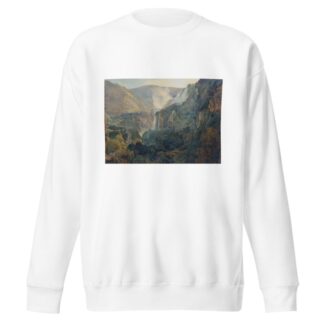Die Wasserfälle von Terni by Friedrich von Nerly Sweatshirt