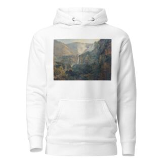 Die Wasserfälle von Terni by Friedrich von Nerly Hoodie