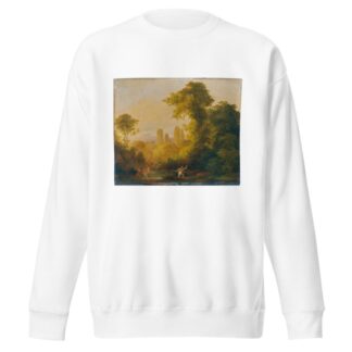 Landschaft mit mythologischer Staffage by Franz Schrotzberg Sweatshirt
