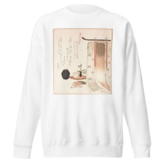 Screen and Utensils for the Incense Ceremony by Kubo Shunman Sweatshirt