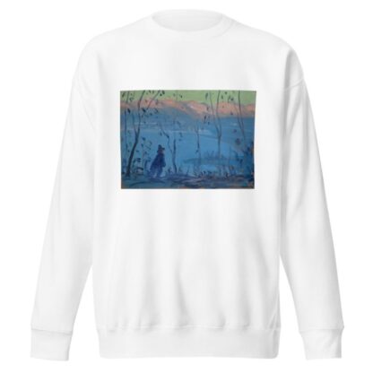 Evening Walk Above a Southern Lake by Ernst Schiess Sweatshirt