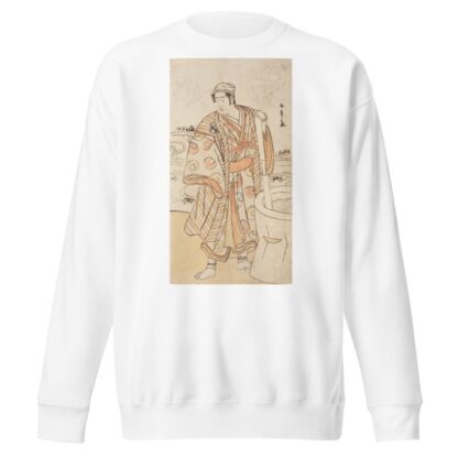Bandō Mitsugorō I as the Spirit of an Egret Disguised as Cotton Maker Megamagosaburō by Katsukawa Shunshō Sweatshirt