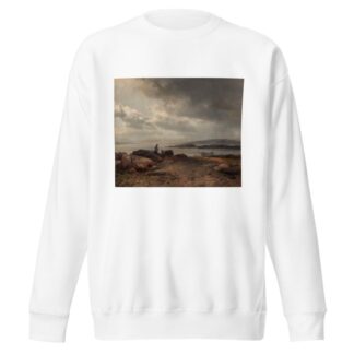Coast of Maine by Hermann Ottomar Herzog Sweatshirt