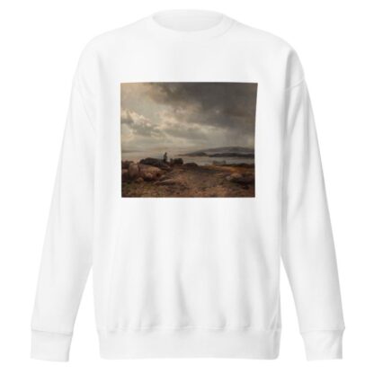 Coast of Maine by Hermann Ottomar Herzog Sweatshirt
