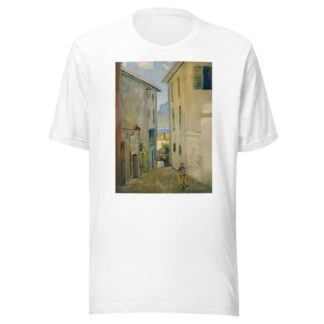 Street in Lugano by Louis Michel Eilshemius T-Shirt