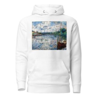 The Seine at Chatou by Pierre-Auguste Renoir Hoodie