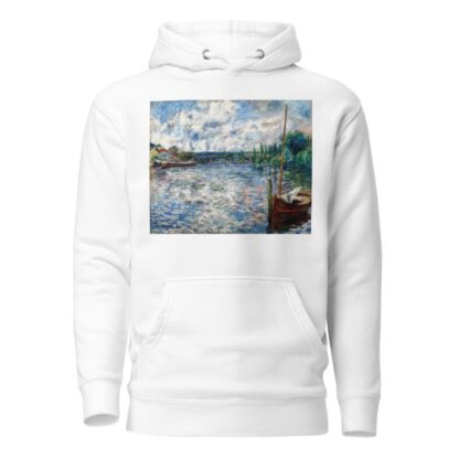 The Seine at Chatou by Pierre-Auguste Renoir Hoodie