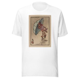 The Blue Umbrella by Helen Hyde T-Shirt