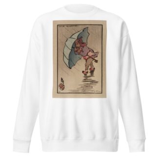 The Blue Umbrella by Helen Hyde Sweatshirt