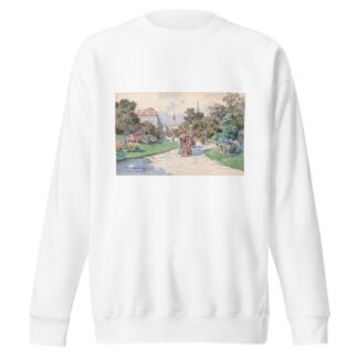 A walk in Vienna’s Stadtpark by Fritz Lach Sweatshirt