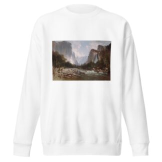 View of Yosemite Valley by Thomas Hill Sweatshirt