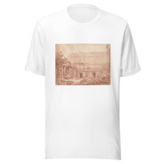 The Nymphaeum of the Villa di Papa Giulio, Rome by Hubert Robert T-Shirt
