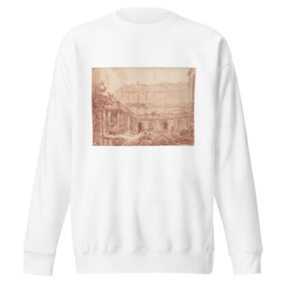 The Nymphaeum of the Villa di Papa Giulio, Rome by Hubert Robert Sweatshirt