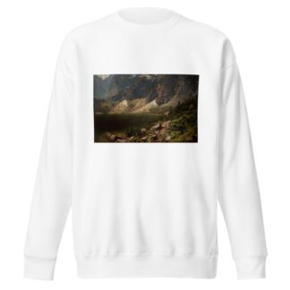 The Morskie Oko Lake in the Tatras by Aleksander Mroczkowski Sweatshirt