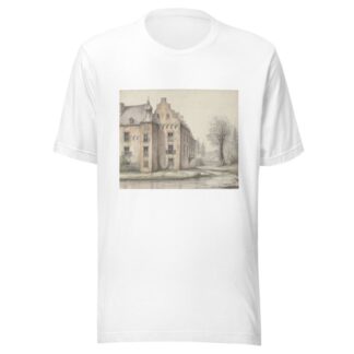 Gezicht op het kasteel Doorwerth by George Pieter Westenberg T-Shirt