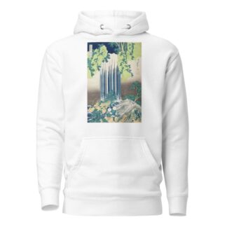 Yōrō Falls in Mino Province by Katsushika Hokusai Hoodie