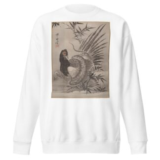 Pheasant Caught by a Snake by Kawanabe Kyōsai Sweatshirt